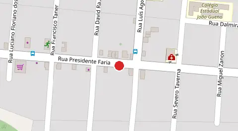 Mapa da localização