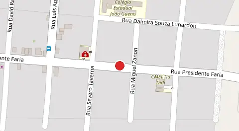 Mapa da localização
