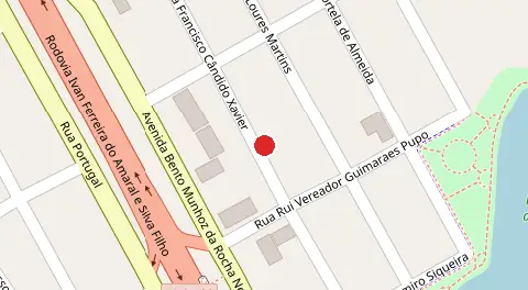 Mapa da localização