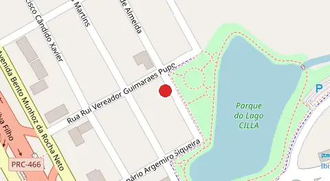 Mapa da localização