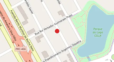 Mapa da localização