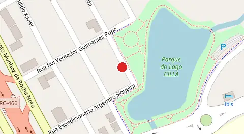 Mapa da localização
