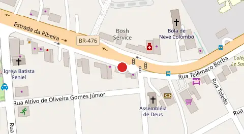 Mapa da localização