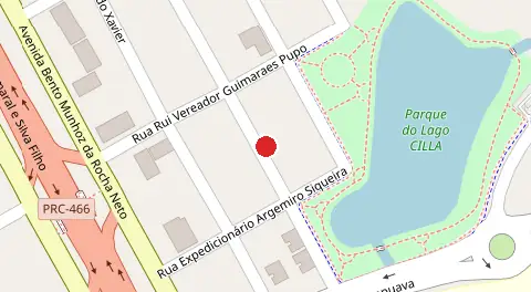 Mapa da localização