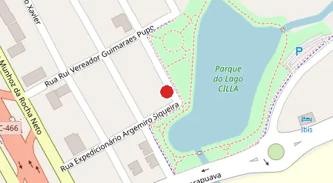 Mapa da localização