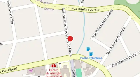 Mapa da localização