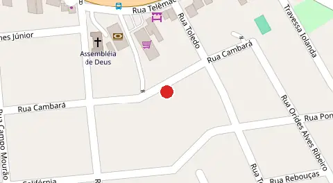 Mapa da localização