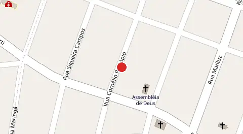 Mapa da localização