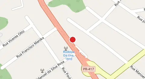 Mapa da localização