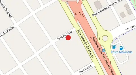 Mapa da localização