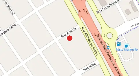 Mapa da localização