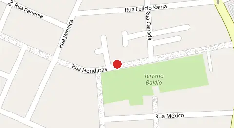 Mapa da localização