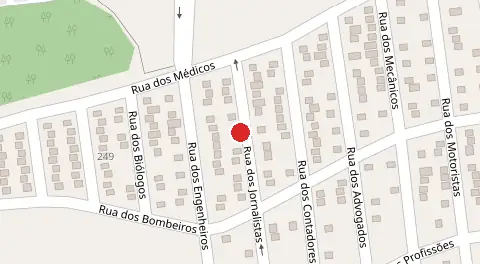 Mapa da localização