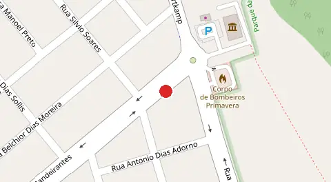 Mapa da localização