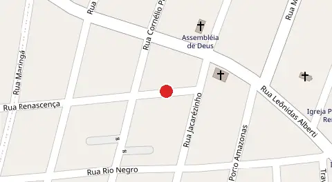 Mapa da localização