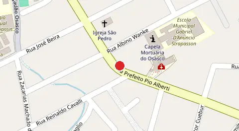 Mapa da localização