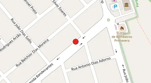 Mapa da localização