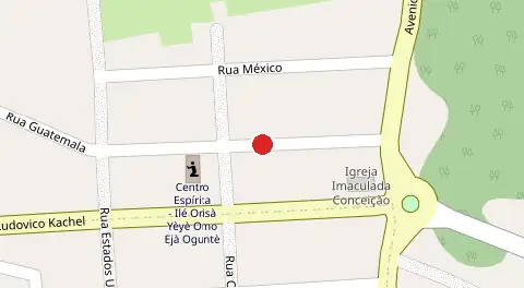 Mapa da localização