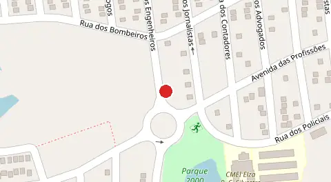 Mapa da localização