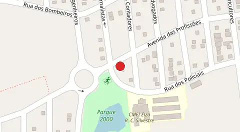 Mapa da localização