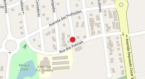 Mapa da localização