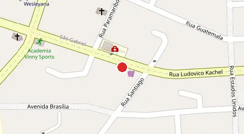 Mapa da localização