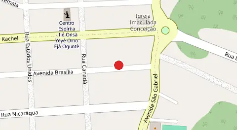 Mapa da localização