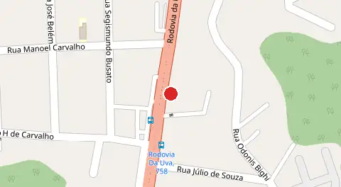 Mapa da localização