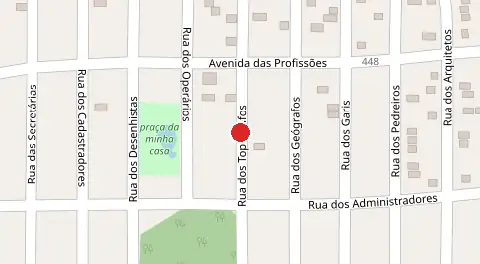 Mapa da localização