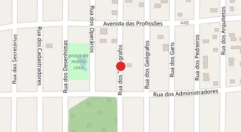 Mapa da localização