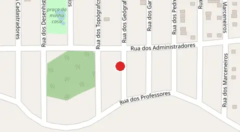 Mapa da localização