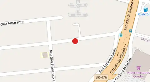 Mapa da localização