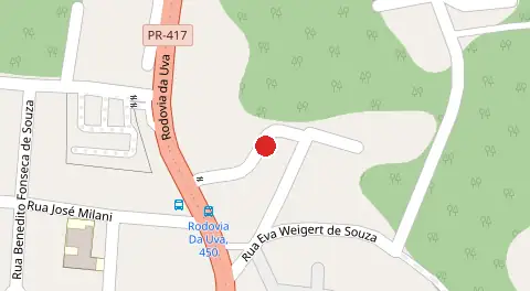 Mapa da localização