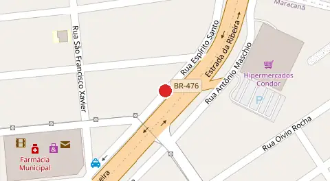 Mapa da localização