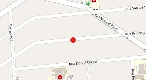 Mapa da localização