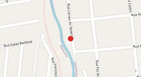 Mapa da localização