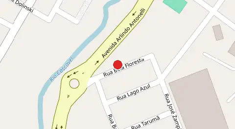 Mapa da localização