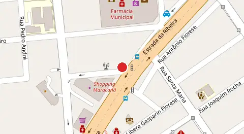 Mapa da localização