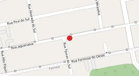 Mapa da localização
