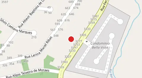 Mapa da localização