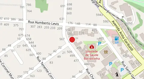 Mapa da localização