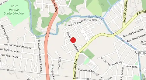 Mapa de Santa Catarina