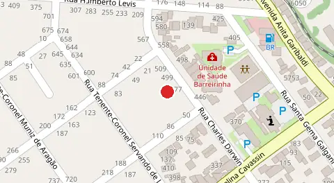 Mapa da localização
