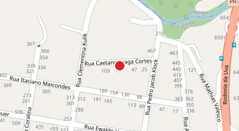 Mapa da localização