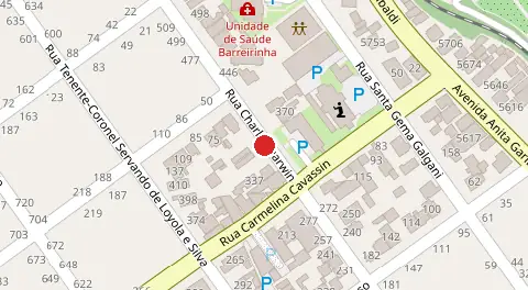 Mapa da localização