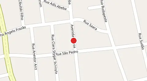 Mapa da localização