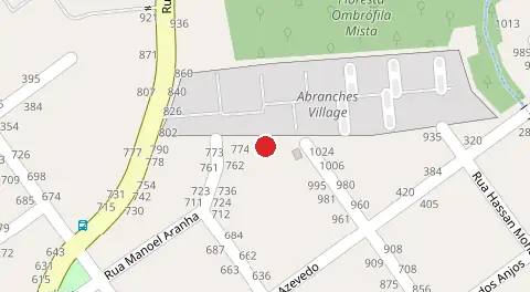 Mapa da localização