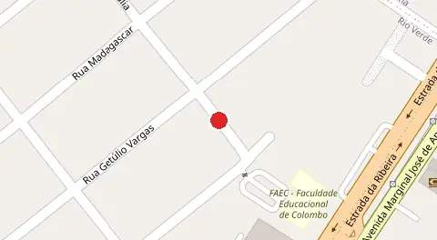 Mapa da localização
