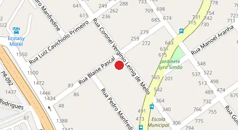 Mapa da localização