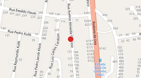 Mapa da localização